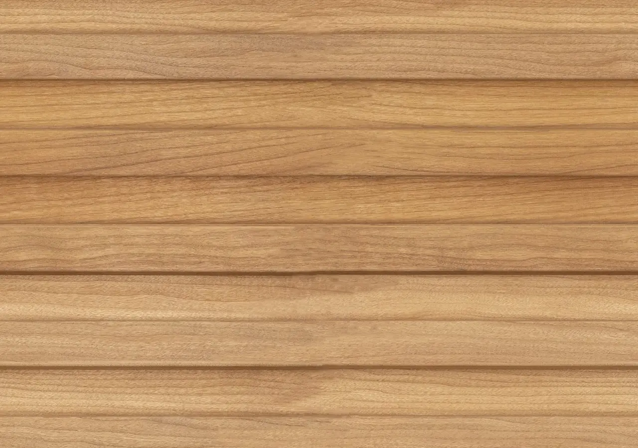 STEP 5/4×3 thermo-aspen wall profile shown across installed boards